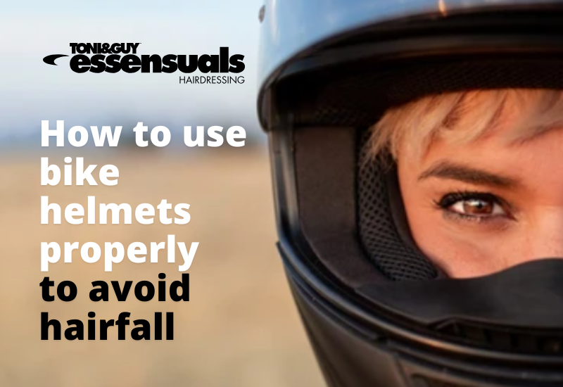 How to use bike helmets properly to avoid hairfall